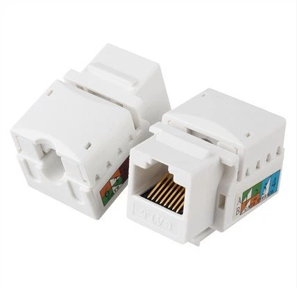 OEM Rekabetçi Fiyat UTP Cat6A Cat6 Cat5E Ethernet Keystone Jack Modülü