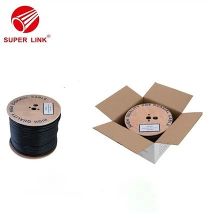 Yüksek Kaliteli Düşük Kayıplı Koaksiyel Kablo Kx6 Kx8 Kx100 BC CCS PVC LSZH PE 305m